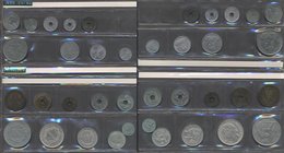 Franz. Indochina: Typensammlung/Lot 19 Münzen Inodo-Chine Francaise ab 1885 bis 1945. Unterschiedliche Erhaltungen.
 [taxed under margin system]