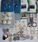 Kanada: Umfangreiche Sammlung Kanadischer Münzen, dabei: 50 cents Serien Natur, 2 Sätze mit je 4 Münzen Olympiade Montreal, 10 Münzen Olympiade Calgar...