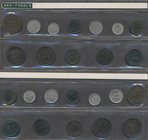 Kanada: Provincen: Lot 7 Kleinmünzen zu 1c, 5c und 10c aus Newfoundland, sowie 1 Cent 1871 von den Prince Edward Islands, 1 Cent 1864 New Brunswick un...
