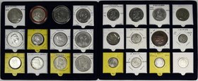 Deutschland: Kleines Konvolut von meist deutschen Silbermünzen, u.a. Braunschweig 16 Gute Groschen 1694, 20 x 2,3 und 5 Mark Stücke des deutschen Kais...