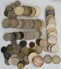 Deutschland: Von Reichsmark zur D-Mark. Eine Kleine Sammlung an Münzen aus der Kaiserzeit, Drittem Reich mit Hindenburg 2er und 5er (dabei auch Luther...