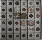 Haus Habsburg: Lot von 47 Silber- und Kupfermünzen des Hauses Habsburg. Unter anderem dabei: Kronentaler 1786, 1796F, 1796M, 1797C. schön, schön-sehr ...