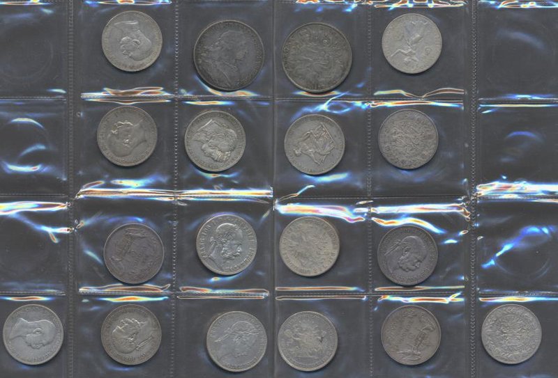Haus Habsburg: Franz Joseph I. 1848-1916: Lot 9 Stück, 2 Gulden 1859 B, 2 Gulden...