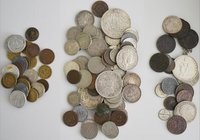 Deutsches Kaiserreich: Kleines Lot diverser Münzen, überwiegend aus dem Kaiserreich mit Klein- uns Silbermünzen, dazu noch ein paar Münzen aus dem RDR...