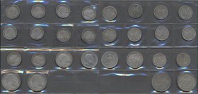 Württemberg: Kleines Lot 14 Münzen: 10 x 2 Mark, 2 x 3 Mark, 2 x 5 Mark.
 [taxed under margin system]