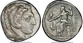 MACEDONIAN KINGDOM. Alexander III the Great (336-323 BC). AR tetradrachm (26mm, 6h). NGC Choice VF. Lifetime issue of 'Amphipolis', ca. 325-323 BC. He...