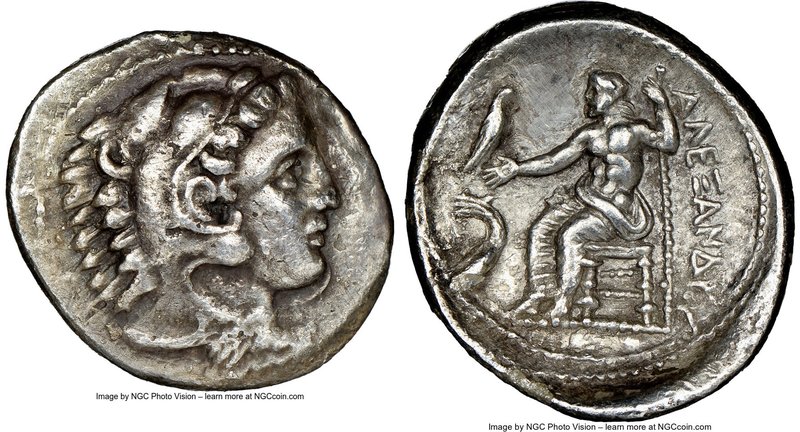 MACEDONIAN KINGDOM. Alexander III the Great (336-323 BC). AR tetradrachm (29mm, ...