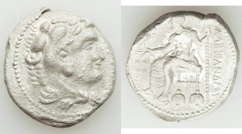 MACEDONIAN KINGDOM. Alexander III the Great (336-323 BC). AR tetradrachm (27mm, ...