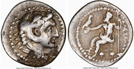 MACEDONIAN KINGDOM. Alexander III the Great (336-323 BC). AR hemidrachm (14mm, 7h). NGC Fine. Lifetime issue of Tyre, under Menon or Menes, ca. 332/1-...
