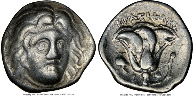 CARIAN ISLANDS. Rhodes. Ca. 275-250 BC. AR drachm (15mm, 12h). NGC VF. Erasicles...