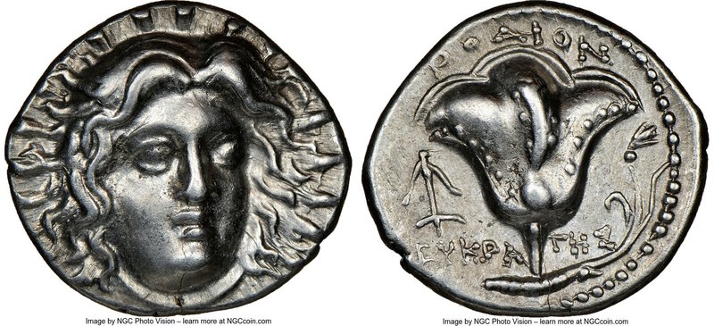 CARIAN ISLANDS. Rhodes. Ca. 250-205 BC. AR didrachm (20mm, 12h). NGC Choice XF. ...