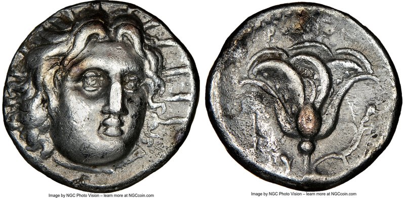 CARIAN ISLANDS. Rhodes. Ca. 250-205 BC. AR didrachm (20mm, 1h). NGC VF. Ca. 250 ...