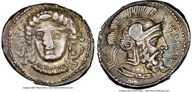 CILICIA. Tarsus. Datames (Tarkumuwa), as Satrap (ca. 385/4-362/1 BC). AR stater (23mm, 11h). NGC Choice VF. Ca. 378-372 BC. Female head (Arethusa?) fa...