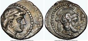 CILICIA. Tarsus. Datames (ca. 385/4-362/1 BC). AR obol (10mm, 12h). NGC XF. Diademed head of female (Aphrodite?) right, wearing pearl necklace and hoo...