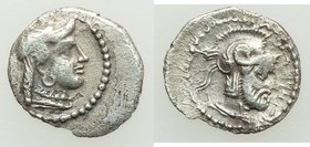CILICIA. Tarsus. Datames (ca. 385/4-362/1 BC). AR obol (11mm, 0.67 gm, 11h). Choice VF. Diademed head of female (Aphrodite?) right, wearing pearl neck...