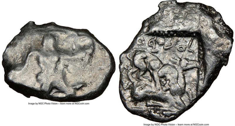 CYPRUS. Citium. Azbaal (ca. 449-425 BC). AR stater (25mm, 2h). NGC Choice Fine. ...