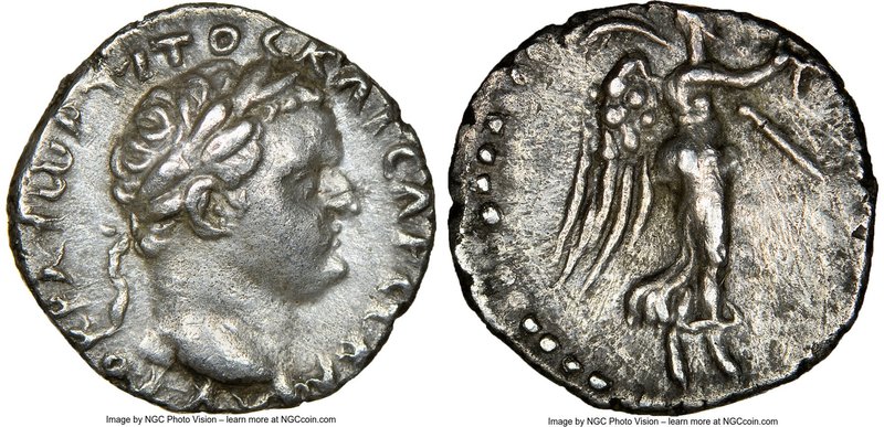 CAPPADOCIA. Caesarea. Titus, as Caesar (AD 79-81). AR hemidrachm (13mm, 1.73 gm,...