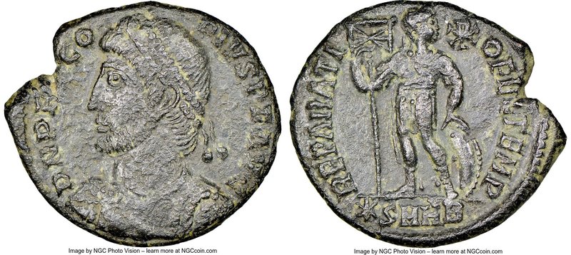 Procopius (AD 365-366). AE centenionalis (20mm, 11h). NGC VF. Heraclea, 2nd offi...