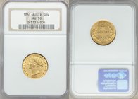 Victoria gold Sovereign 1861-SYDNEY AU50 NGC, Sydney mint, KM4. AGW 0.2353 oz. 

HID09801242017