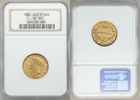 Victoria gold Sovereign 1864-SYDNEY VF30 NGC, Sydney mint, KM4. AGW 0.2353 oz. 

HID09801242017