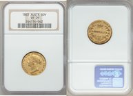 Victoria gold Sovereign 1865-SYDNEY VF25 NGC, Sydney mint, KM4. AGW 0.2353 oz. 

HID09801242017