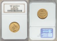 Victoria gold Sovereign 1867-SYDNEY XF45 NGC, Sydney mint, KM4, Fr-10. AGW 0.2353 oz. 

HID09801242017