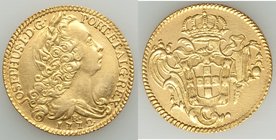 Jose I gold 6400 Reis 1772-R XF, Rio de Janeiro mint, KM172.2. 31.4mm. 14.10gm. AGW 0.4228 oz. 

HID09801242017