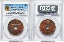 British Colony. George VI Specimen Penny 1952-KN SP66 Red and Brown PCGS, Kings Norton mint, KM30a, FT202 var. (unlisted as specimen). Toned to a mott...