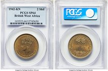 British Colony. George VI 2 Shillings 1942-KN SP64 PCGS, Kings Norton mint, KM24. Clearly struck from thickly polished dies without a singularly obtru...