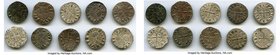 Principality of Antioch 10-Piece Lot of Uncertified Bohemond Era "Helmet" Deniers ND (1163-1201) VF, Lot of 10 with average grade VF. Average weight 0...