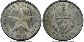 Republic Pair of Certified Assorted Pesos NGC, 1) Peso 1932 - MS63, KM15.2 2) Peso 1935 - MS61, Philadelphia mint, KM22 Sold as is, no returns. 

HID0...