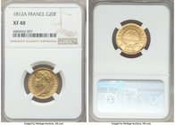 Napoleon gold 20 Francs 1812-A XF40 NGC, Paris mint, KM695.1, Fr-511. AGW 0.1867 oz. 

HID09801242017
