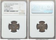 Edward II Penny ND (1307-1327) VF Details (Obverse Scratched) NGC, London mint, S-1456. 1.42gm. Toned to a deep slate gray with interspersed cabinet t...