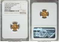 Gangas of Talakad gold Pagoda ND (1100-1327) AU Details (Edge Filing) NGC, Fr-488, Mitch-702. Highly presentable and appearing very near Mint State, t...