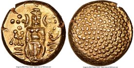 Dutch India gold Pagoda ND (1760-1794) MS61 NGC, Tuticorin mint, KM49, Scholten-1229 (R; under Negapatnam). Porto Novo type. Very difficult to locate ...