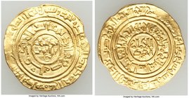 Ayyubid. al-Nasir Salah al-Din Yusuf I (Saladin; AH 564-589 / AD 1169-1193) gold Dinar AH 587 (AD 1191/2) XF, al-Qahira mint, A-785.2, SICA-925. 19.9m...