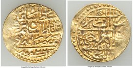 Ottoman Empire. Suleyman I (AH 926-974 / AD 1520-1566) gold Sultani AH 926 (AD 1520/1) XF, Amid mint (in Turkey), A-1317. 20.7mm. 3.51gm. 

HID0980124...
