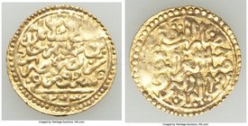 Ottoman Empire. Suleyman I (AH 926-974 / AD 1520-1566) gold Sultani AH 926 (AD 1520/1) VF, Siroz mint (in Greece), A-1317. 19.7mm. 3.49gm. 

HID098012...