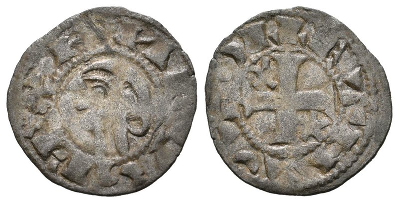 Reino de Castilla y León. Alfonso I de Aragón (1109-1126). Dinero. Toledo. (Baut...