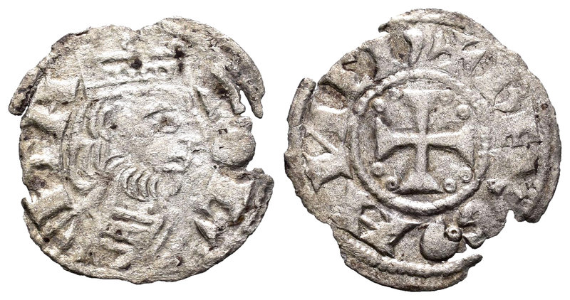 Reino de Castilla y León. Sancho III (1157-1158). Dinero. Toledo. (Bautista-259....