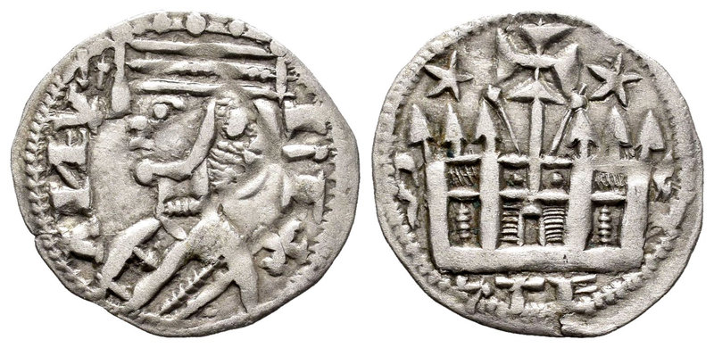 Reino de Castilla y León. Alfonso VIII (1158-1214). Dinero. (Bautista-312). Ve. ...