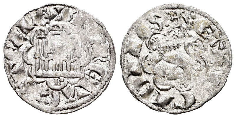 Reino de Castilla y León. Alfonso X (1252-1284). Novén. Burgos. (Bautista-394 va...