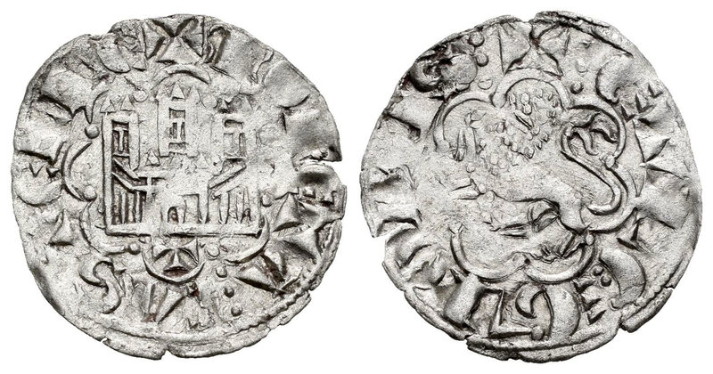 Reino de Castilla y León. Alfonso X (1252-1284). Novén. Toledo. (Bautista-401 va...