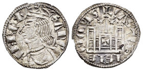 Reino de Castilla y León. Sancho IV (1284-1295). Cornado. Toledo. (Bautista-433). Rev.: Estrella a los lados de la cruz y T en puerta. Ve. 0,78 g. EBC...