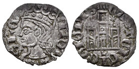 Reino de Castilla y León. Alfonso XI (1312-1350). Cornado. León. (Bautista-475.1). Ve. 0,67 g. Con L y estrellas sobre las torres y L bajo el castillo...
