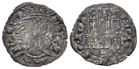 Reino de Castilla y León. Alfonso XI (1312-1350). Cornado. Sevilla. (Bautista-477.4). Ve. 0,62 g. Con S con adornos angulares bajo el castillo. MBC. E...