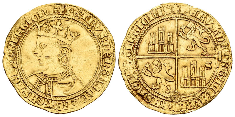 Reino de Castilla y León. Pedro I (1350-1368). Dobla de 35 maravedís. Sevilla. (...