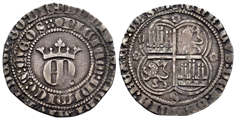 Reino de Castilla y León. Enrique II (1368-1379). 1 real. Sevilla. (Bautista-553...