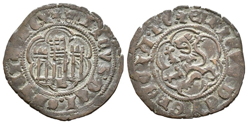 Reino de Castilla y León. Enrique III (1390-1406). Blanca. Burgos. (Bautista-771...