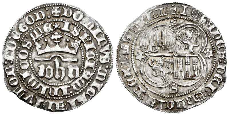 Reino de Castilla y León. Juan II (1406-1454). 1 real. Sevilla. (Bautista-799 va...